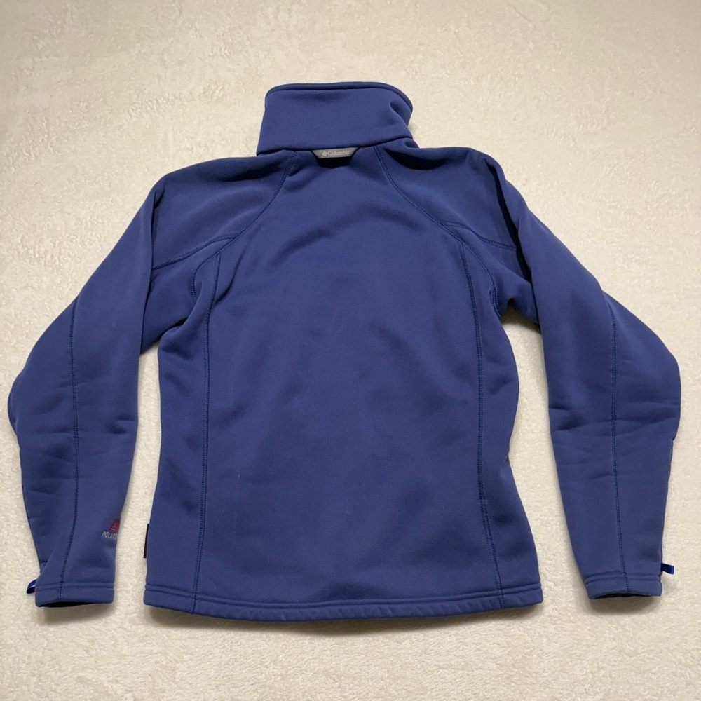 Columbia Women’s Full-Zip Jacket Blue Lightweight High Neck Contoured Fit Size M - Picture 5 of 16